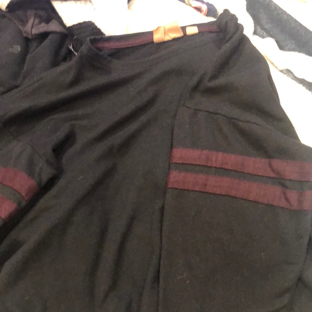 Long sleeve black top